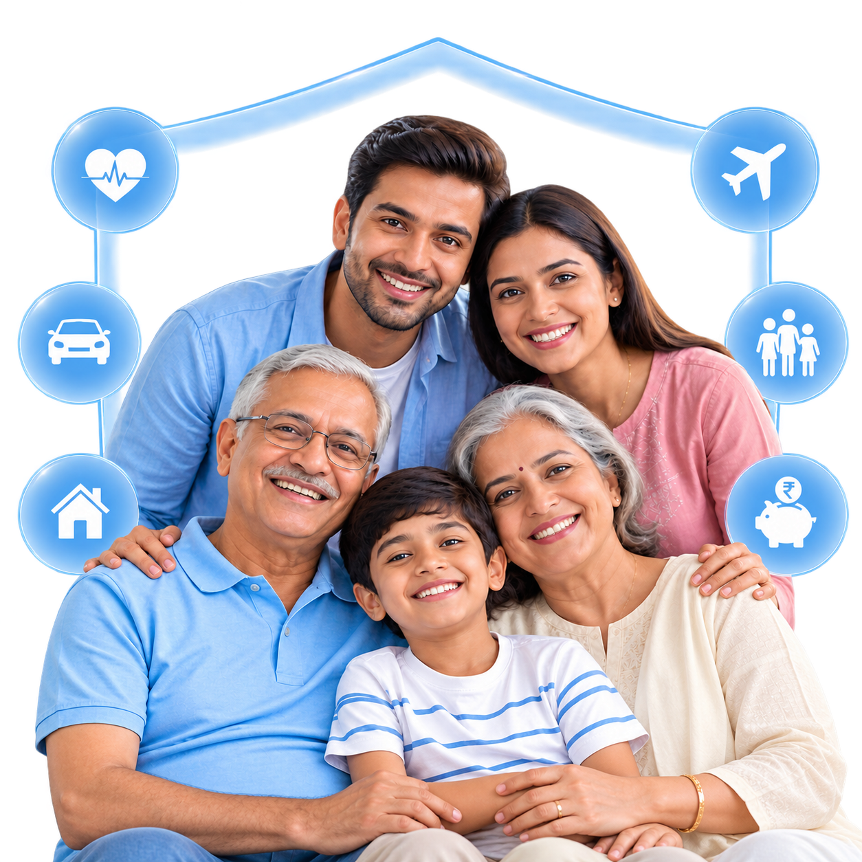 Happy Protected Family